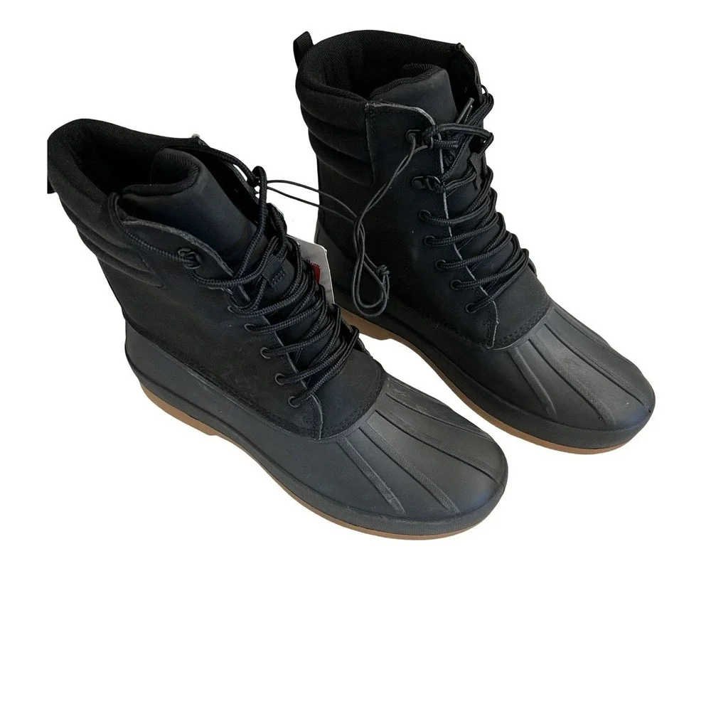 Goodfellow Cody Waterproof Winter Black Lace Up Duck Boots -- Men's Shoe Size 10